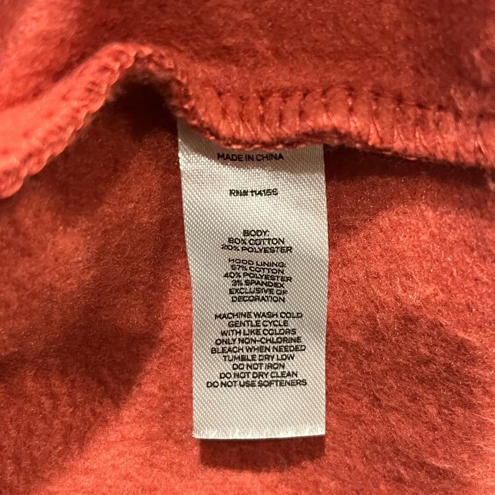 Colosseum USC Trojans Hoodie Womens M Red Cropped Raw Hem Pullover Sweatshirt - Picture 5 of 7